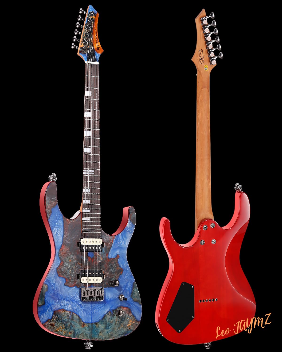 Hurricane エレキギター Amazon.com: Leo Jaymz Hurricane Series Electric Guitar,Double Cut